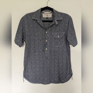 Rogue Territory Sashiko Popover Shirt Medium